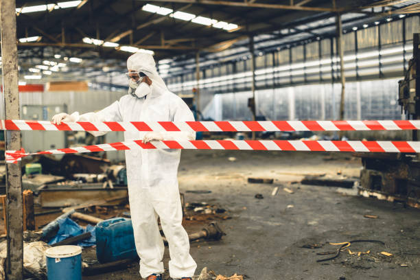 Professional Drug Lab Cleanup technician working in Davis, CA